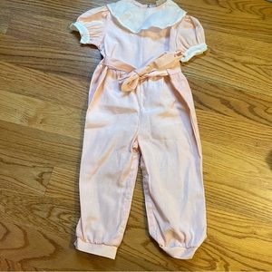 Key to Fashion Coming Thing vintage pink romper size 24 months